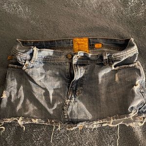 REAL VINTAGE MINI DENIM HOLLISTER SKIRT